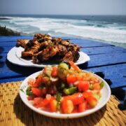 cuisine marocaine bord de plage à Imsouane