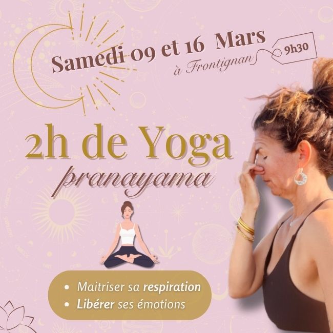 Mars : Ateliers yoga à Frontignan
