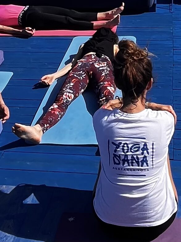 Rooftop yoga